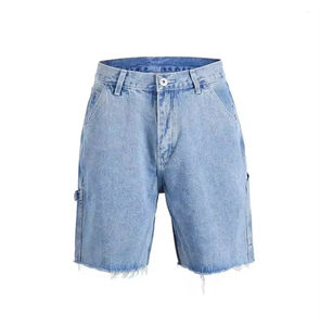 High Street Style Mid <b>Elastic</b> Plain Dyed Wholesale Price Low MOQ Best <b>Jeans</b> Shorts for Men Stylish and New Designs Wholesale - Product Image 6