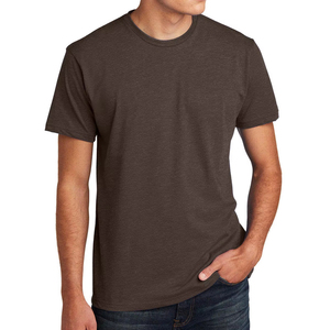 Camiseta de Cuello Redondo Ajustada para Hombre, Mezcla de Algodón Suave, Estilo Casual Premium, Cómoda, al por Mayor - Product Image 1