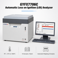 Analizador Automático de Pérdida de Ignición YX-GYFX7706C para Pruebas de Escoria de Incinerador, Biomasa/Combustible Sólido, Rango de Temperatura RT+10~1000C