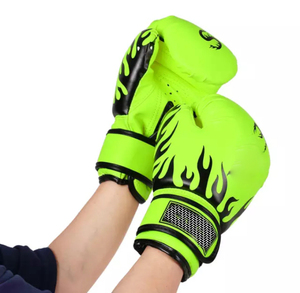 Alta calidad Cómodo 8oz Classic Pro Cowhide PU Guantes de boxeo de cuero Logotipo personalizado Equipo de artes marciales de alta calidad - Product Image 4
