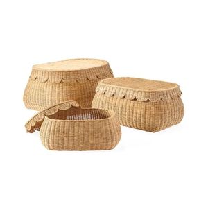 Handmade Rattan <b>Toy</b> Storage Basket Wholesale Eco Friendly Durable Lightweight <b>Organizer</b> Perfect for Nursery Retail Buyers - Product Image 6