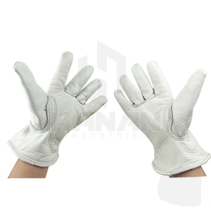 Gants de soudage industriels à coque extérieure en cuir pleine fleur personnalisables Gants de sécurité à résistance extrême à la chaleur - Product Image 4