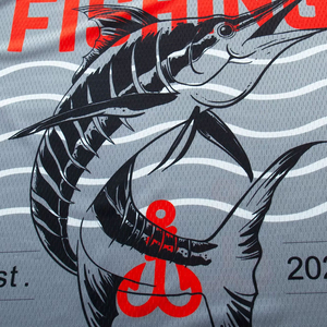 Camiseta de Pesca Personalizada Sublimada 2025, Talla Grande, Transpirable, de Secado Rápido, Camisetas de Pesca Hechas a Medida para Hombre, Venta al por Mayor de Alta Calidad - Product Image 4