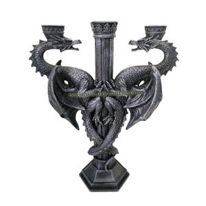 Bougeoir dragon en métal de qualité supérieure pour les décorations de table de mariage d'hôtel à la maison à bon prix - Product Image 4