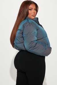 2023 femmes Hip Hop Style doudoune imperméable laine tissu fourrure décoration manches longues Polyester doublure coton remplissage - Product Image 3