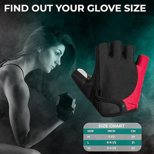 Guantes de Entrenamiento de Alta Calidad Antideslizantes para Levantamiento de Pesas, con Agarre Acolchado, Transpirables, sin Dedos, para Ejercicio, Ciclismo y Soporte - Product Image 3