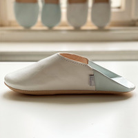 Babouches marocaines en cuir véritable pour femmes, chaudes, légères, confortables, anti-odeur, pour l'hiver, l'automne, le printemps, semelle intérieure en caoutchouc