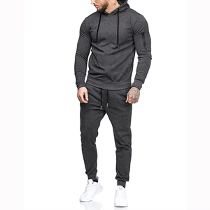 Conjunto Deportivo Personalizado de 2 Piezas para Entrenamiento, Gimnasio y Running, Unisex, con Sudadera con Capucha, de Secado Rápido, Transpirable, en Spandex/Poliéster - Product Image 5