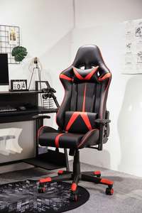 เก้าอี้เล่นเกมที่มีการออกแบบตามหลักสรีรศาสตร์ปรับความสูงได้ฐานผ้าไนลอนที่เต็มไปด้วยฟองน้ำ - Product Image 5