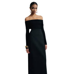 Premium Quality <b>Skirts</b> For Women Back Slit Obie <b>Maxi</b> <b>Skirt</b> Rayon Spandex Woven Fabric Women Clothing Whiteant Made In Vietnam - Product Image 1