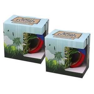 ชุดแก้วเซรามิคมาคอว์ 200 มล. จำนวน 2 ใบ ดีไซน์ 3 มิติ สไตล์นอร์ดิก สำหรับสมูทตี้หรือกาแฟ เหมาะสำหรับร้านกาแฟ และเป็นของขวัญวันพ่อ - Product Image 2