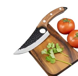 Premium Chef Knife <b>Razor</b> Sharp High Quality Custom Made Size Full Tang Straight Edge Handmade Carbon Steel Four-piece <b>Set</b> - Product Image 1