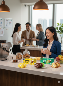 [Nuevo aspecto] Oriental Fudo rollo suizo pasteles con sabor a crema de chocolate aperitivos populares para la Infancia - Product Image 5