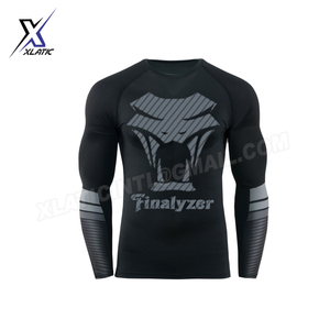 Top qualité Logo personnalisé séchage rapide bras complet manches hommes Rash Guard à vendre impression numérique MMA Rash Guard BJJ Rash Guard - Product Image 2
