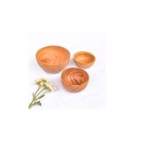 Wooden Bowl with Spoon and Home and Dinner <b>Table</b> Rice and Salad Serving Wooden Bowl Hot Sale - Product Image 4