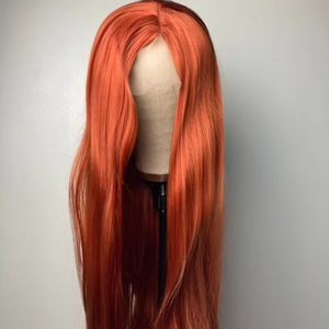 Luxury Quality the <b>Wig</b> No Tangle Vietnamese Raw <b>Human</b> <b>Hair</b> Made From 2 Bundles Light Color Natural Straight <b>HD</b> <b>Lace</b> - Product Image 1