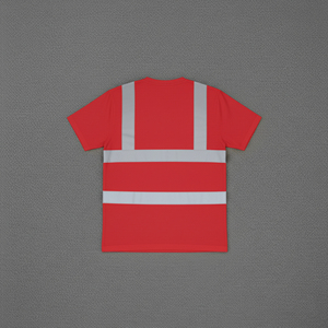 Hi-vis Polyester Waterproof LED Flash ANSI Class 2 Construction Safety Shirt <b>Reflective</b> <b>Tape</b> Solid Color Customized Logo for Men - Product Image 2