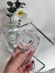 สร้อยข้อมือลูกปัดคริสตัลโรสควอตซ์เครื่องประดับอัญมณีธรรมชาติสำหรับผู้หญิงการรักษาพลังงานความรักและความสมดุลทางอารมณ์ - Product Image 5