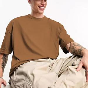 T-shirts surdimensionnés pour hommes, coupe décontractée, 100% coton, écologiques, impression numérique personnalisée, prix bas - Product Image 1