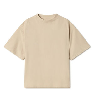 เสื้อยืดผ้าฝ้าย100% หนาทรงบ็อกซี่ฟิตสำหรับผู้ชายเสื้อผ้าแนวสตรีทแบบปรับแต่งได้ดีไซน์หรูหราผู้ผลิตผ้าโอเอ็ม - Product Image 1