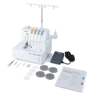 ขายจักรเย็บผ้า Sourcing Brothers Coverstitch Serger รุ่น 2340CV โครงเหล็กแข็งแรง ความเร็ว 1100 ตะเข็บต่อนาที พร้อมอุปกรณ์ตัดเศษผ้า - Product Image 1