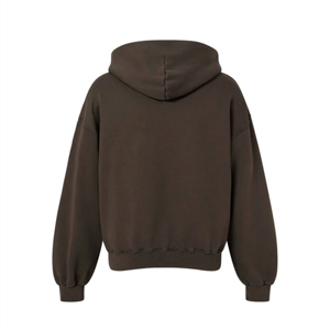 Sweat-shirt à capuche zippé intégral pour homme de haute qualité, en polaire décontracté, doux et chaud, avec logo personnalisé, vente en gros de vêtements - Product Image 2