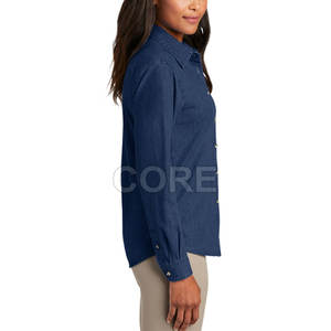 Las mejores camisas vaqueras para mujer de tendencia, servicio Oem, último estilo, camisas vaqueras para mujer de la mejor calidad - Product Image 6