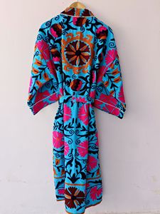 Peignoir Kimono en pur coton pour dames de fournisseur et fabricant indiens prix d'usine en gros - Product Image 6