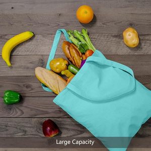 Bolsas de mano dobles superventas, nuevo estilo con logotipo personalizado, bolsa reutilizable para cartas de viaje - Product Image 5
