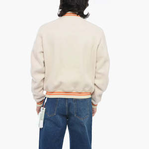 Chaqueta Universitaria de Lana y Lona para Hombre, Color Sólido, Chaqueta de Invierno con Cuello Alto y Mangas Completas de Primera Calidad - Product Image 2