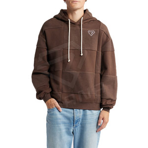 Ropa de calle de algodón de alta calidad, estampado de soplo, logotipo en blanco liso, todos los tamaños, sudaderas con capucha personalizadas Unisex para hombre, térmicas - Product Image 2