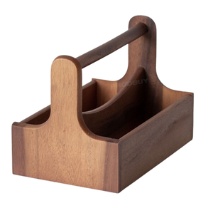 ที่จัดเก็บของในห้องครัวที่บ้านเคาน์เตอร์ไม้แคดดี้เครื่องครัวไม้ที่เก็บของ - Product Image 3