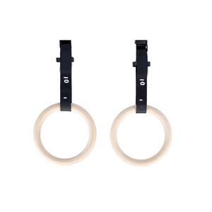Anillo Gimnástico de madera, anillos de entrenamiento de buena fuerza para gimnasio, gran oferta - Product Image 4