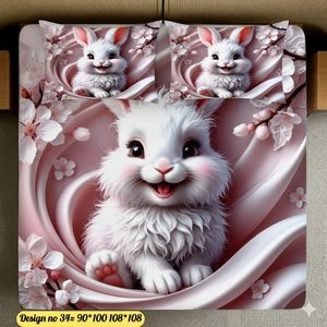 Juego de Ropa de Cama de Lujo Tamaño Queen, Estampado, para Todas las Temporadas, Nuevo Diseño Moderno para el Hogar - Product Image 5