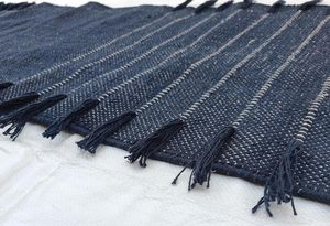 Precio al por mayor Yoga Mat 100% algodón orgánico tejido a mano antideslizante Yoga alfombra para entrenamiento en casa Camping Mat - Product Image 2