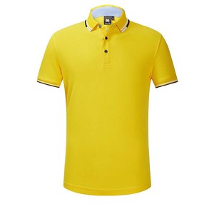 Venta al por mayor de camisetas de polo de hombre de poliéster y algodón con logotipo personalizado impreso de 200gsm, ropa informal, camisetas de jersey con patrón sólido - Product Image 5