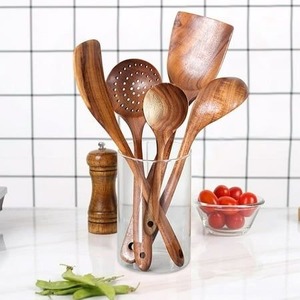 Wholesale ArtisanVibe Wooden Cooking <b>Tool</b> Sets (Piece Dishwasher <b>Safe</b> Easy to Clean) Uttar Pradesh for Roasting Gift Bags - Product Image 2