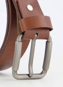 Vente en gros de ceintures de luxe en cuir véritable de haute qualité avec logo personnalisé pour hommes ceintures personnalisées OEM avec boucle ardillon de bonne qualité - Product Image 2