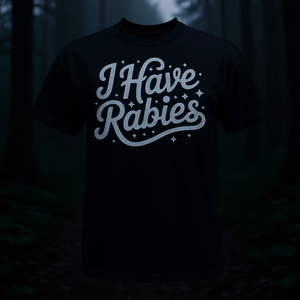 T-shirt da donna con umorismo sarcastico e scuro, prodotto promozionale Rabies - Product Image 3