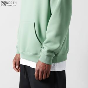 Nouvel arrivage de pull en molleton de coton pour filles, sweat à capuche court, couleur unie, logo personnalisé, respirant, élégant, saison d'automne - Product Image 3