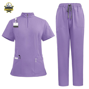 Uniformes Médicos Quirúrgicos de Punto de Spandex/Poliéster de Alta Calidad, Personalizables al por Mayor, Nuevos, Unisex, OEM - Product Image 6
