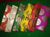 Boîte cadeau en soie brodée, boîte à bonbons Mithai pour Nikah, Mehendi, Diwali, Rakhi, Karwachauth, Puja, cadeaux de mariage indien et cadeaux de fête