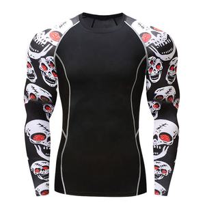 2022 hommes haute qualité Compression longue éruption garde numérique imprimé Sport haut longue longueur Spandex/Polyester Liberta - Product Image 1