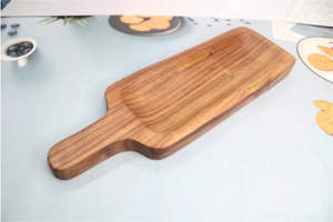 Plateau de service en bois avec poignée pour une utilisation au restaurant Caractéristique décorative - Product Image 2