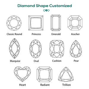 वोओ 18k 14k 9k सोने की प्रयोगशाला हीरा फैशन गहने टेनिस श्रृंखला ठोस सोने के साथ टेनिस ब्रेसलेट - Product Image 2