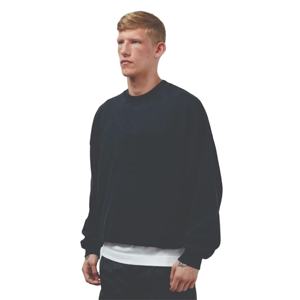 Sudadera de franela con hombros caídos de gran tamaño 2025, Sudadera con capucha para hombre, logotipo personalizado, diseño básico en blanco para la temporada de invierno - Product Image 2