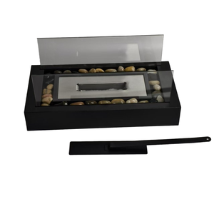 Camino da tavolo in acciaio inossidabile per interni, - Product Image 6