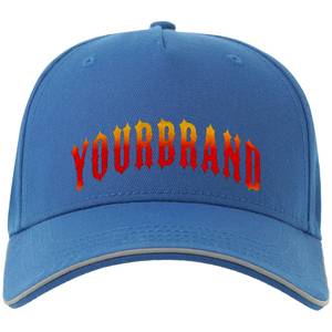 Casquette de camionneur OEM ODM de haute qualité pour hommes casquette de camionneur personnalisée à 5 panneaux en coton et polyester à bord incurvé avec maille snapback pour hommes - Product Image 4