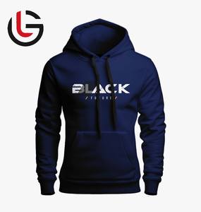 Puff DTF Print Heat Transfer Logo 100% Fiber Poliéster Fleece Hoodie para hombres Invierno Sin forro Elegante Capucha personalizada Características - Product Image 2