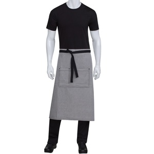 Tablier de taille en polyester durable pour le personnel de la cuisine, du salon et du magasin avec tablier de taille en tissu résistant aux taches - Product Image 5